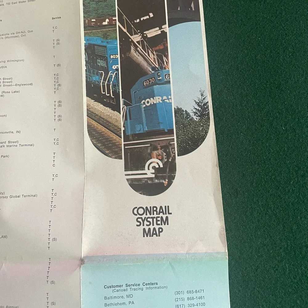 Conrail System Map - Picture 6 of 9